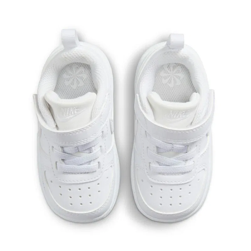 Детские кроссовки Nike Court Borough Low Recraft PS, белый (Размер 15.0cm - 25 RU) — фото 4