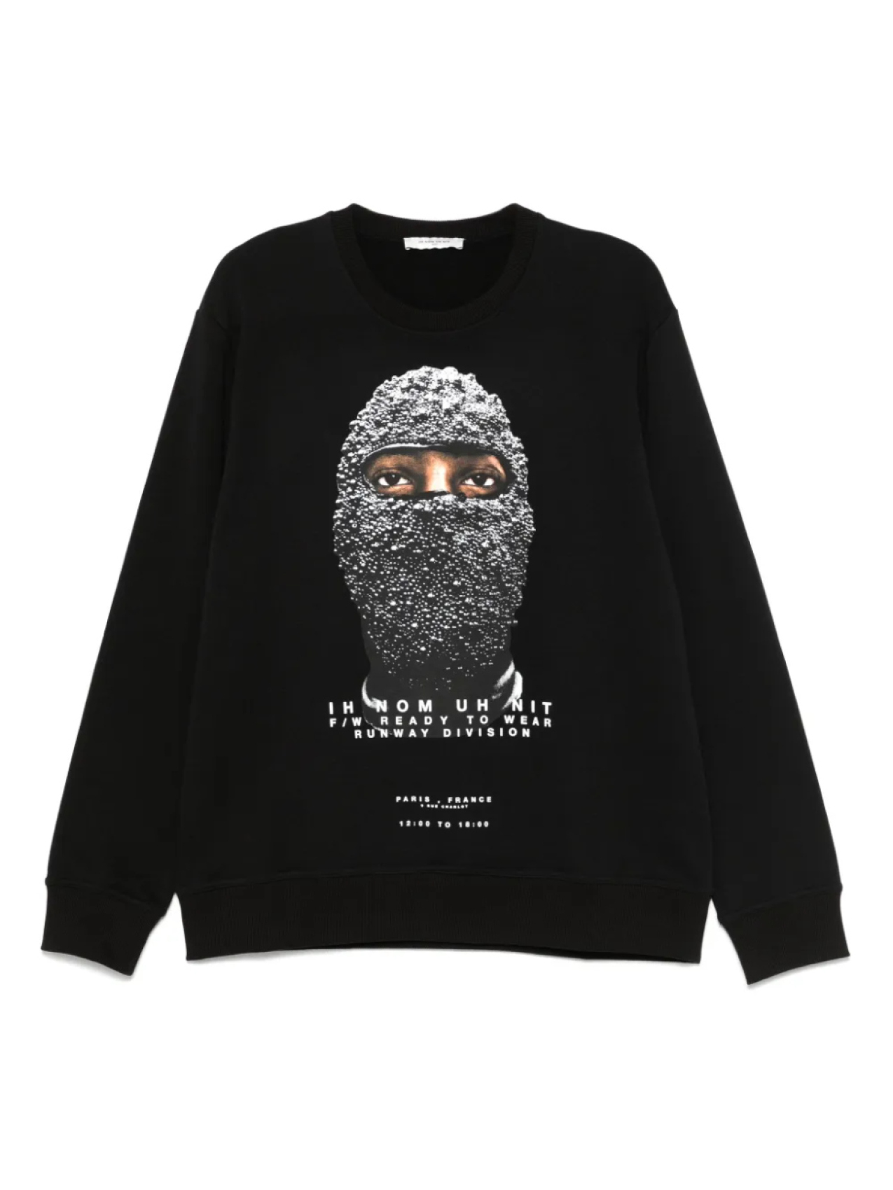 

Толстовка Ih Nom Uh Nit Black Mask, черный