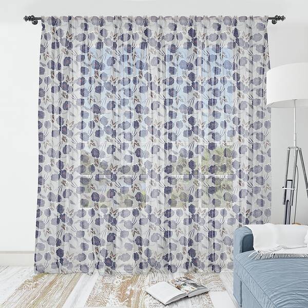 

Штора Abakuhaus Blumen 2 шт, 274x135x0,5 см цвет blasse taupe creme
