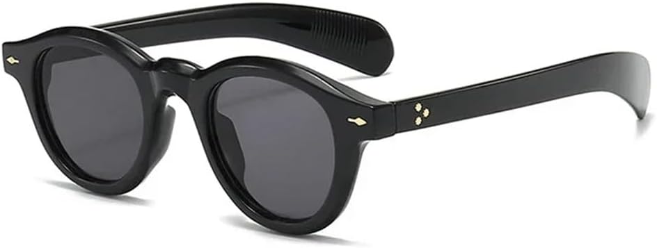 

Овальные солнцезащитные очки для женщин, прозрачные линзы цвета морской волны, зеленые линзы, защита от УФ-излучения UV400, для мужчин, с заклепками, для занятий спортом на открытом воздухе и верховой езды UYPTK, Black Black