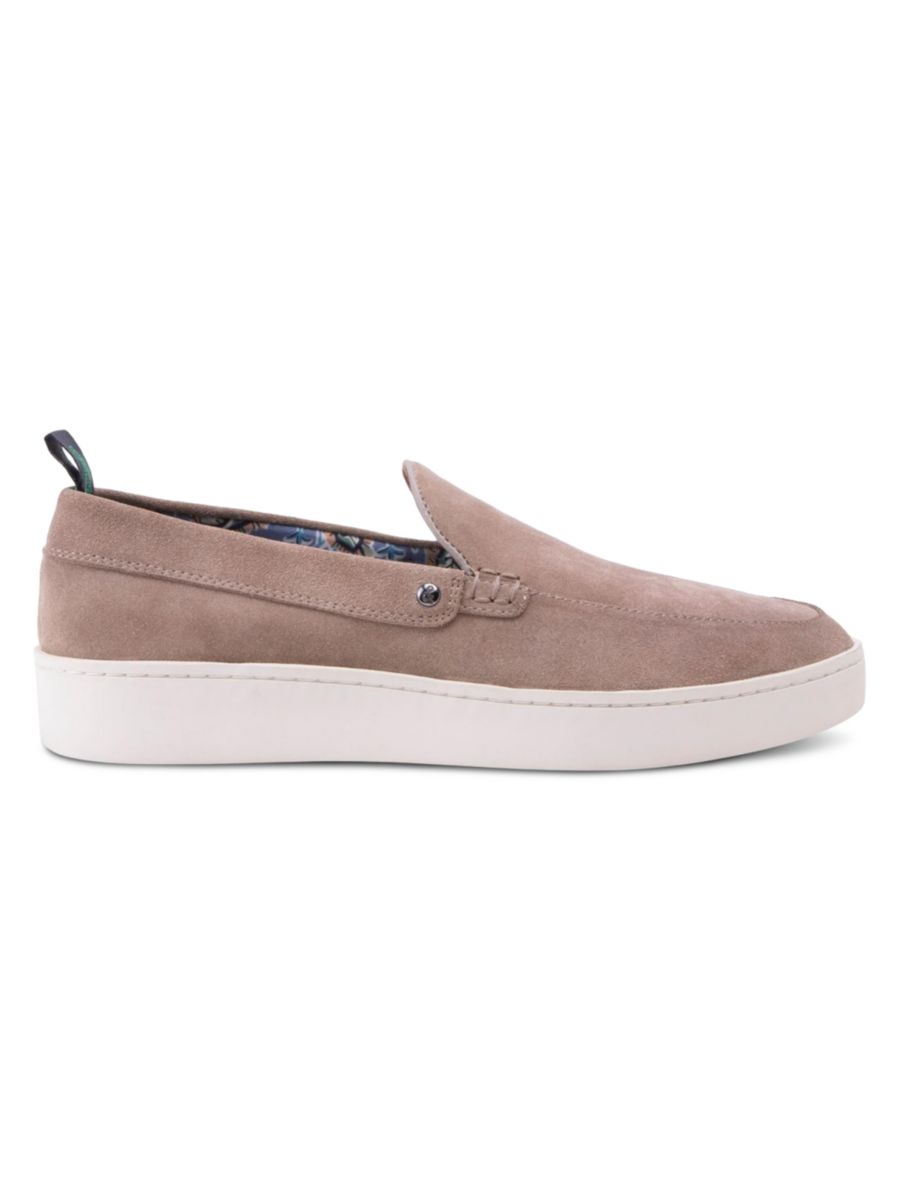 

Замшевые кеды-слипоны на платформе Paisley and Gray, цвет Latte