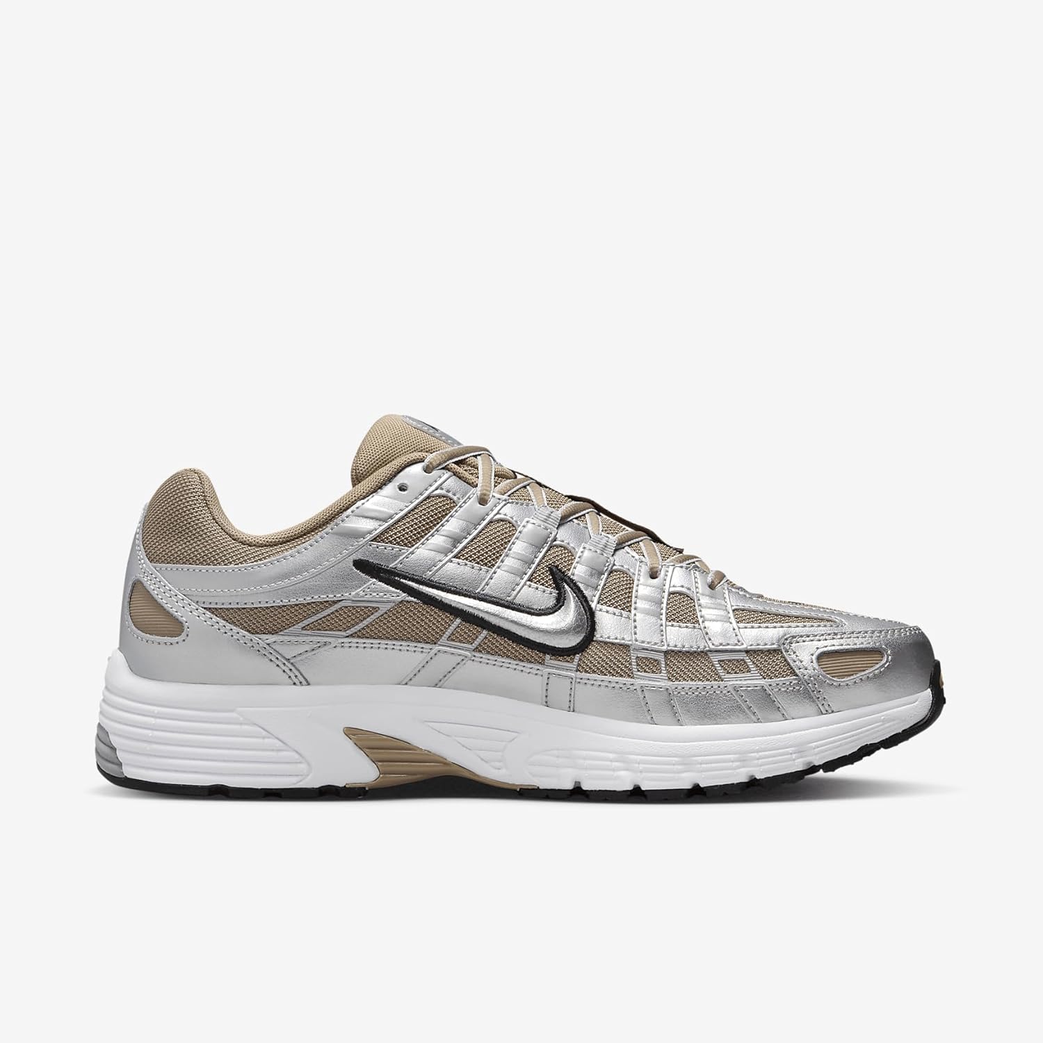 Мужские кроссовки Nike P-6000, Khaki/Metallic Platinum/Pure Platinum/ — фото 3