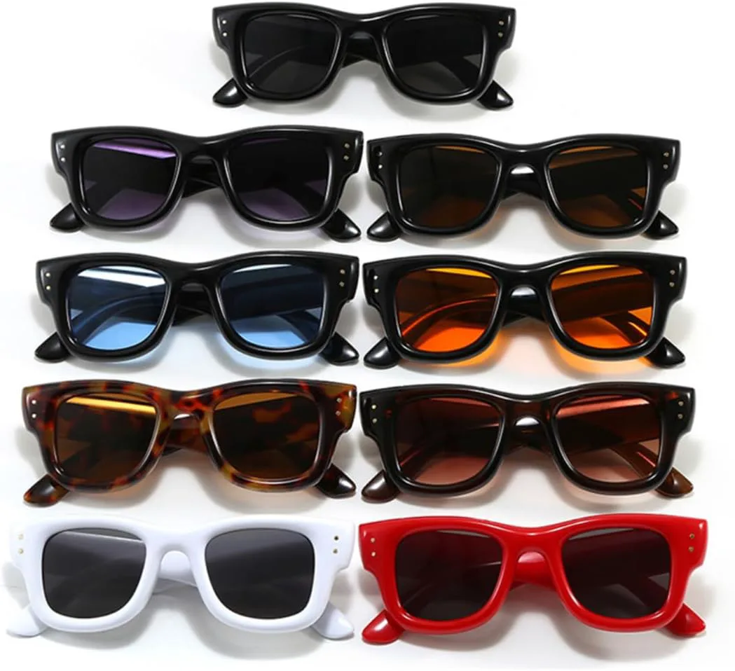 

Солнцезащитные очки Rivets для женщин с градиентным покрытием, защита от УФ-излучения UV400, модные оранжево-синие, трендовые для мужчин HHZZYVY, Black Gray Gradient