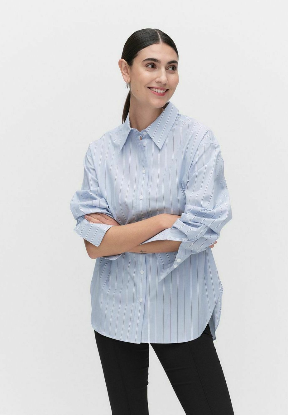 

Блузка на пуговицах SHELLY OVERSIZED STOCKH LM Studio, синий