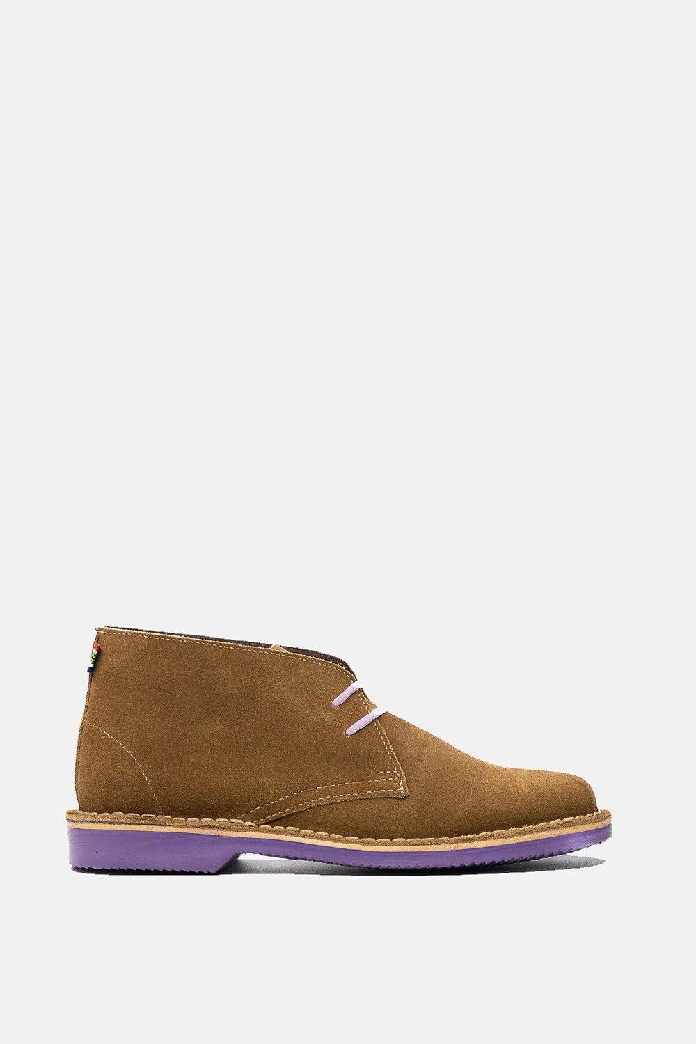 

Замшевые ботильоны унисекс Vellies Veldskoen Shoes, фиолетовый