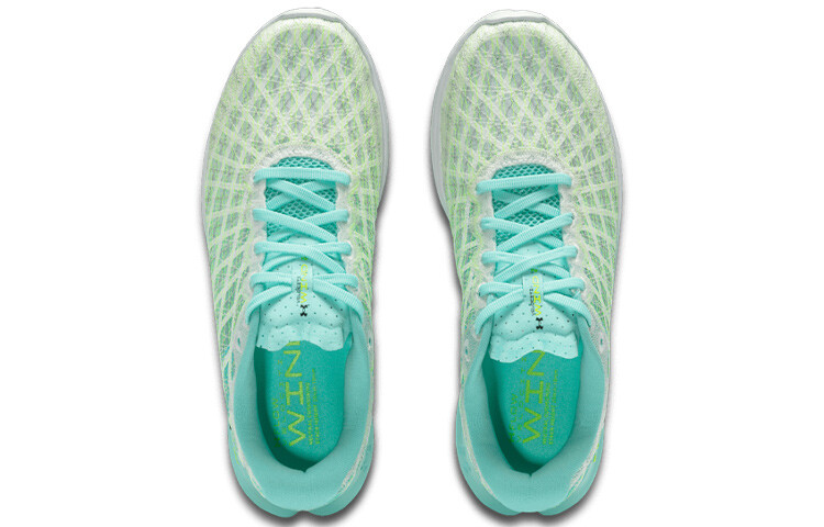 Кроссовки Flow Velociti Wind 2 мужские низкие зеленые Under Armour — фото 4
