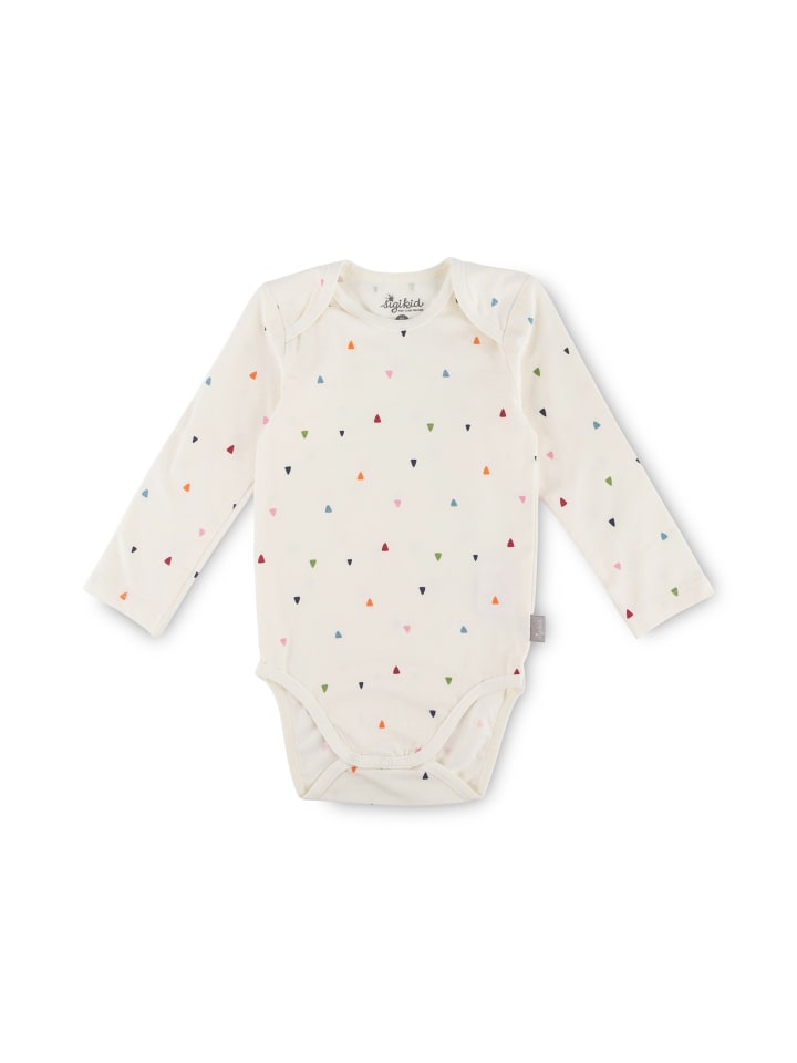 

Sigikid Классический детский боди с длинными рукавами белого цвета