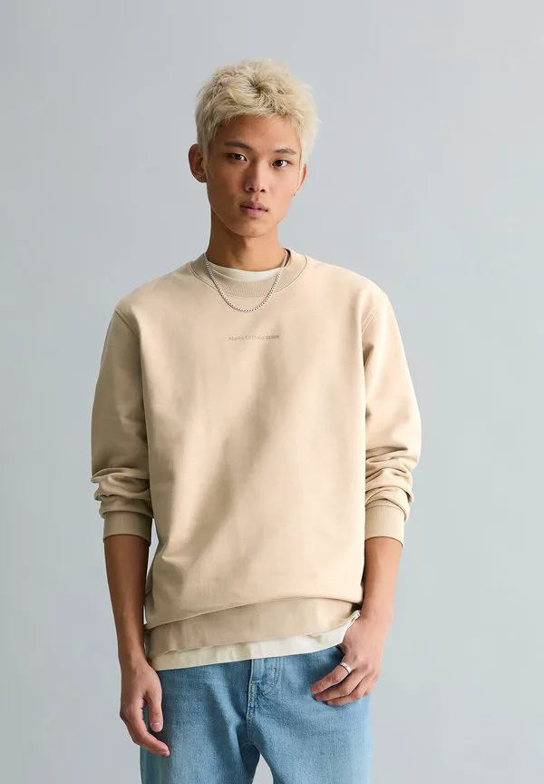 

Свитшот с круглым вырезом и принтом, свободного кроя. Marc O'Polo Denim, Frosty Sand, Бежевый, Свитшот с круглым вырезом и принтом, свободного кроя. Marc O'Polo Denim, Frosty Sand