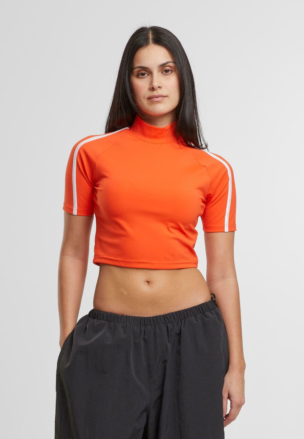 

Рубашка с принтом HIGH NECK SHORT Urban Classics, красный