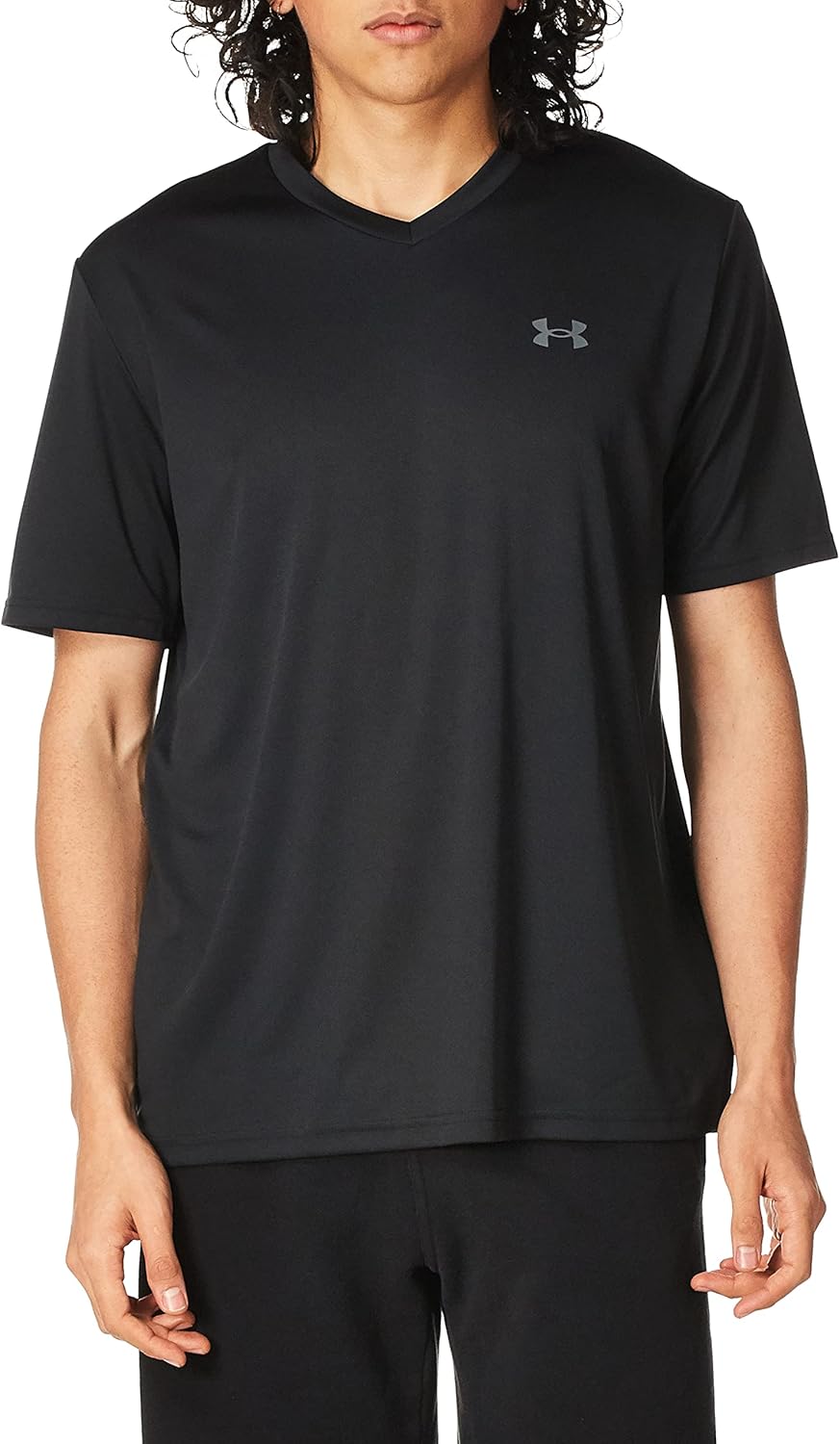 

Мужская спортивная футболка с коротким рукавом и логотипом Under Armour, (001) Black/Pitch Gray, Черный, Мужская спортивная футболка с коротким рукавом и логотипом Under Armour, (001) Black/Pitch Gray
