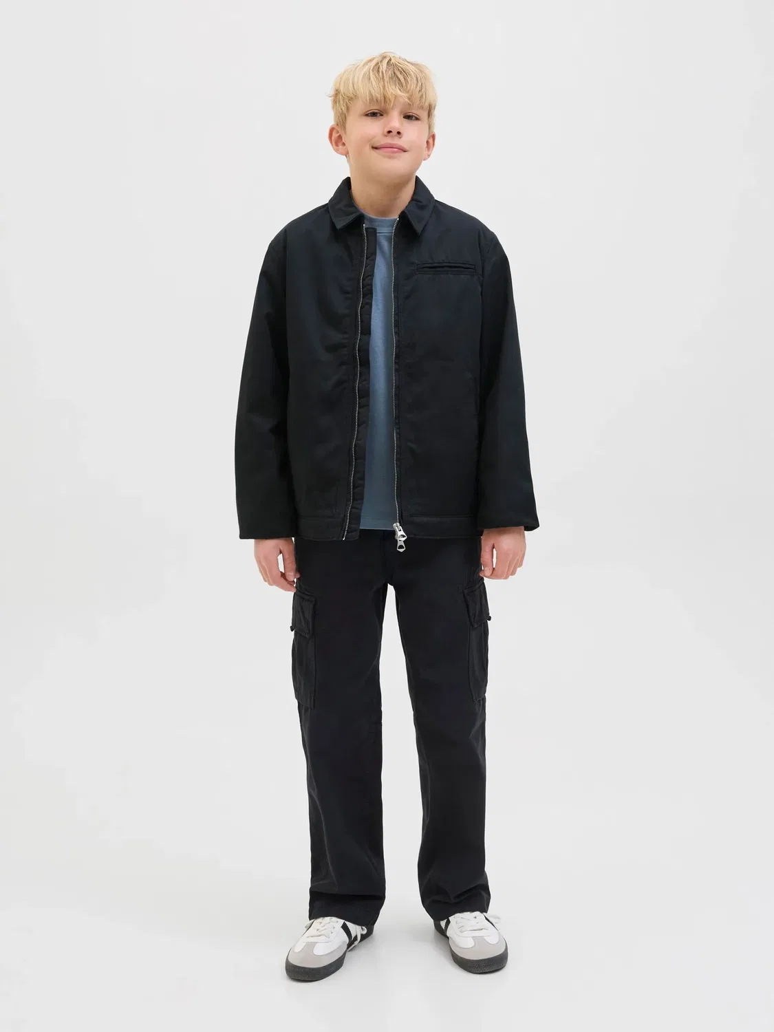 Куртка джерси JACK & JONES Junior, черный — фото 4