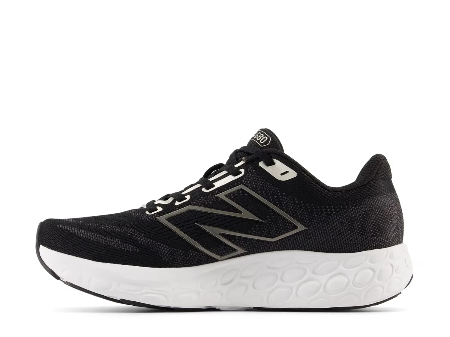 Кроссовки Fresh Foam 680 v8 Running Shoe New Balance, черно-белый — фото 2