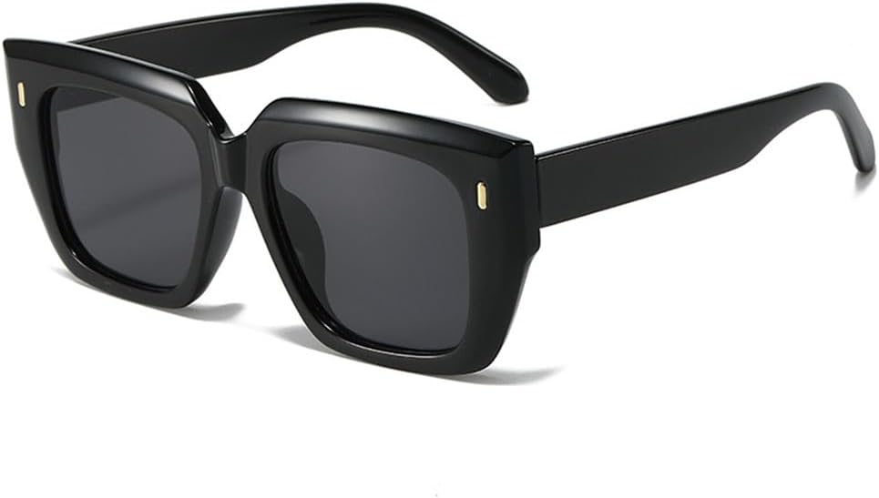 

Солнцезащитные очки UV400 для мужчин и женщин | Крупные заклепки «кошачий глаз», синий градиент | Для вождения и занятий спортом на открытом воздухе generic, Black Gray