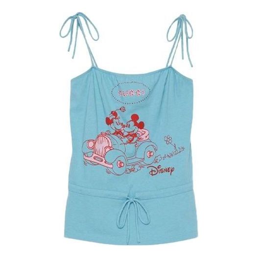 

Топ (WMNS) Gucci x Disney Print Tank Top 'Blue'
