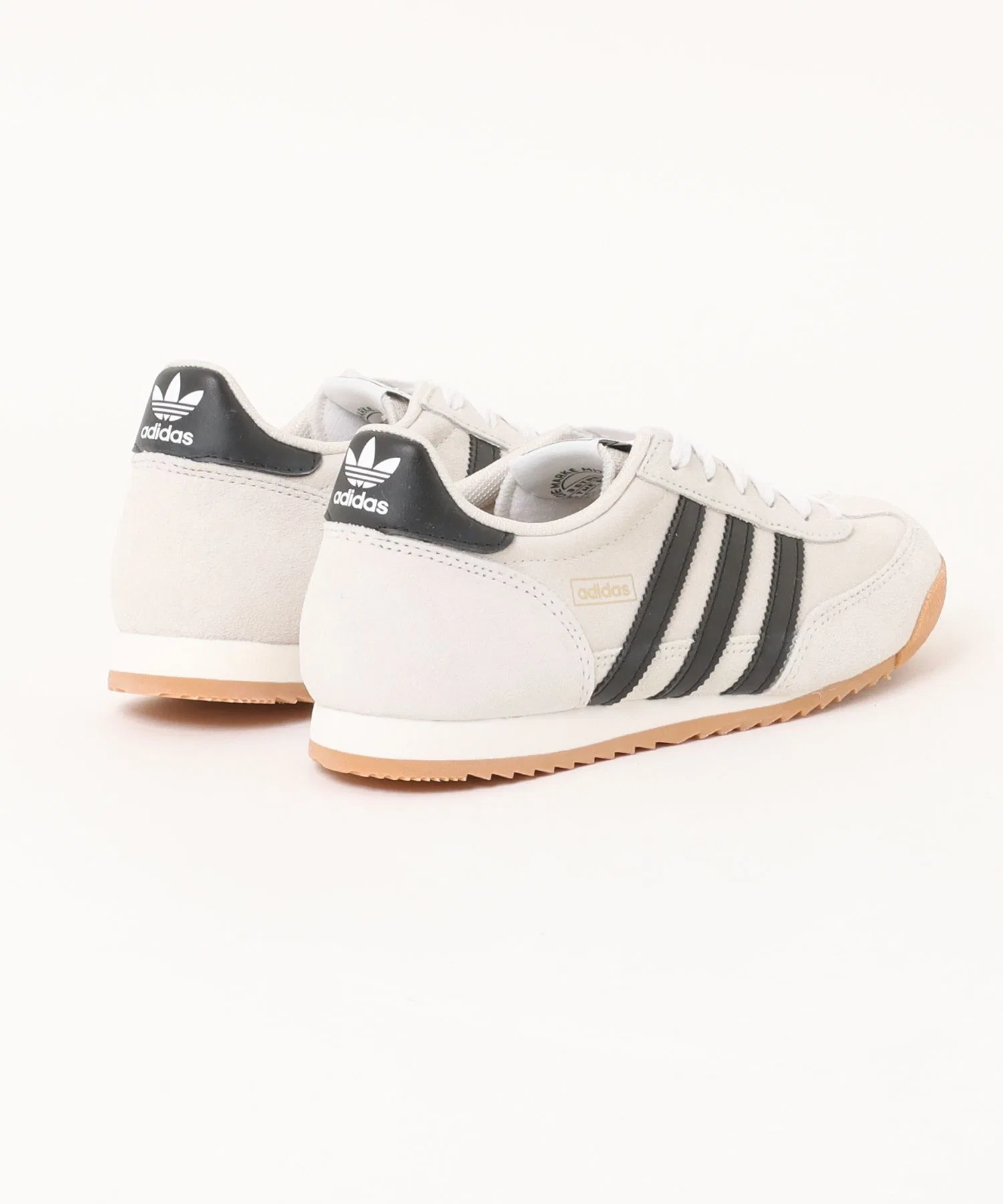 Мужские кроссовки adidas R71 из натуральной кожи бежевые — фото 2
