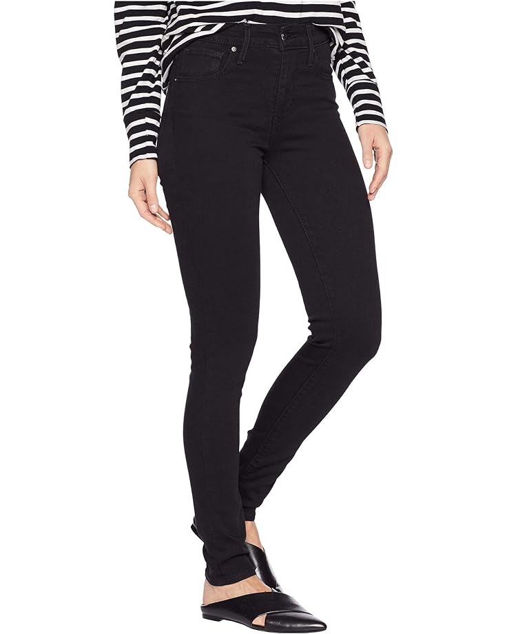 Женские джинсы Levi's Womens 721 High Rise Skinny, черный — фото 4