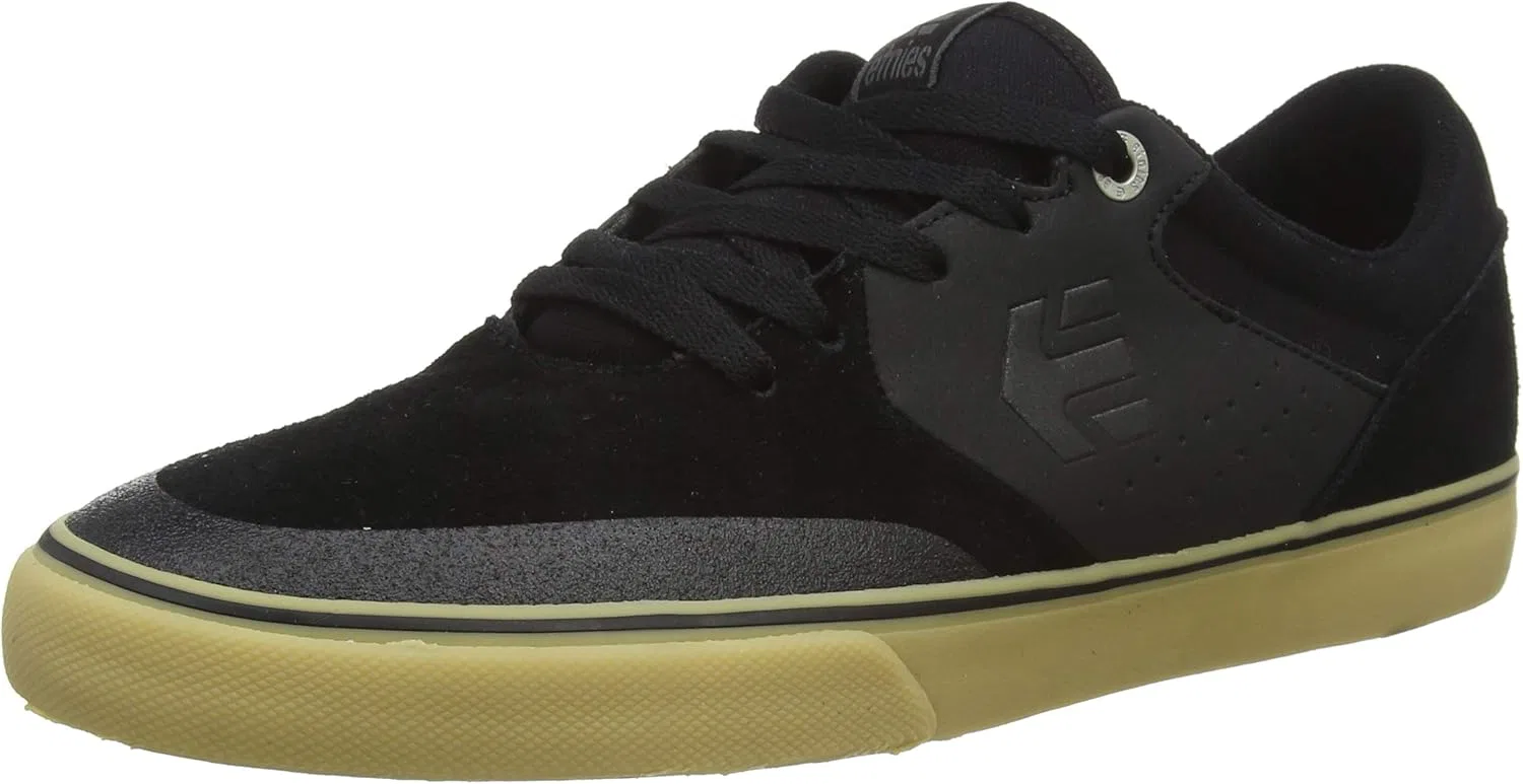 ETNAB|#Etnies Унисекс взрослые скейтбордные кроссовки Marana Vulc, Black 967 Black Gum Silver 967