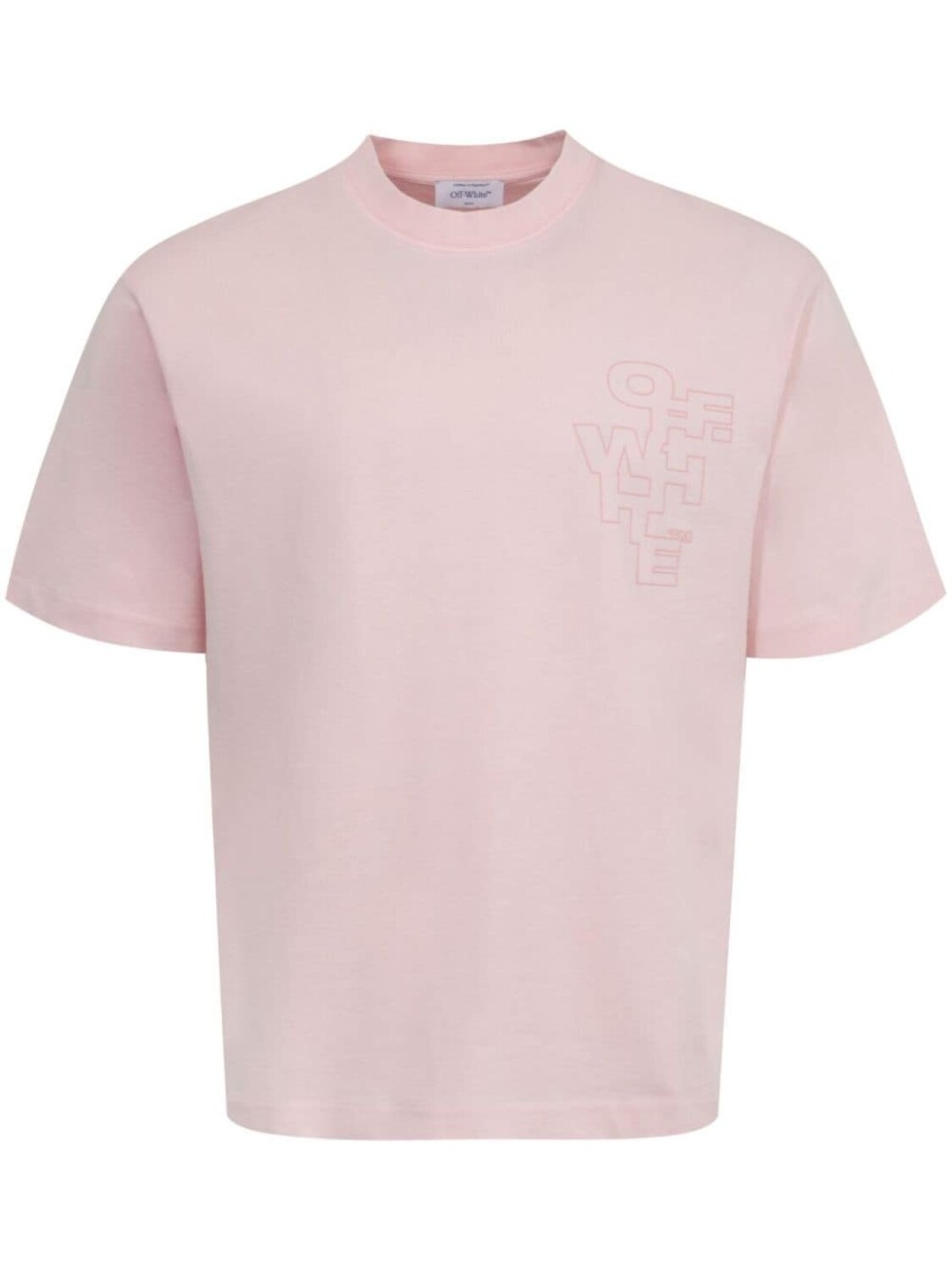 

Футболка Off-White Outline Arrow Skate, розовый