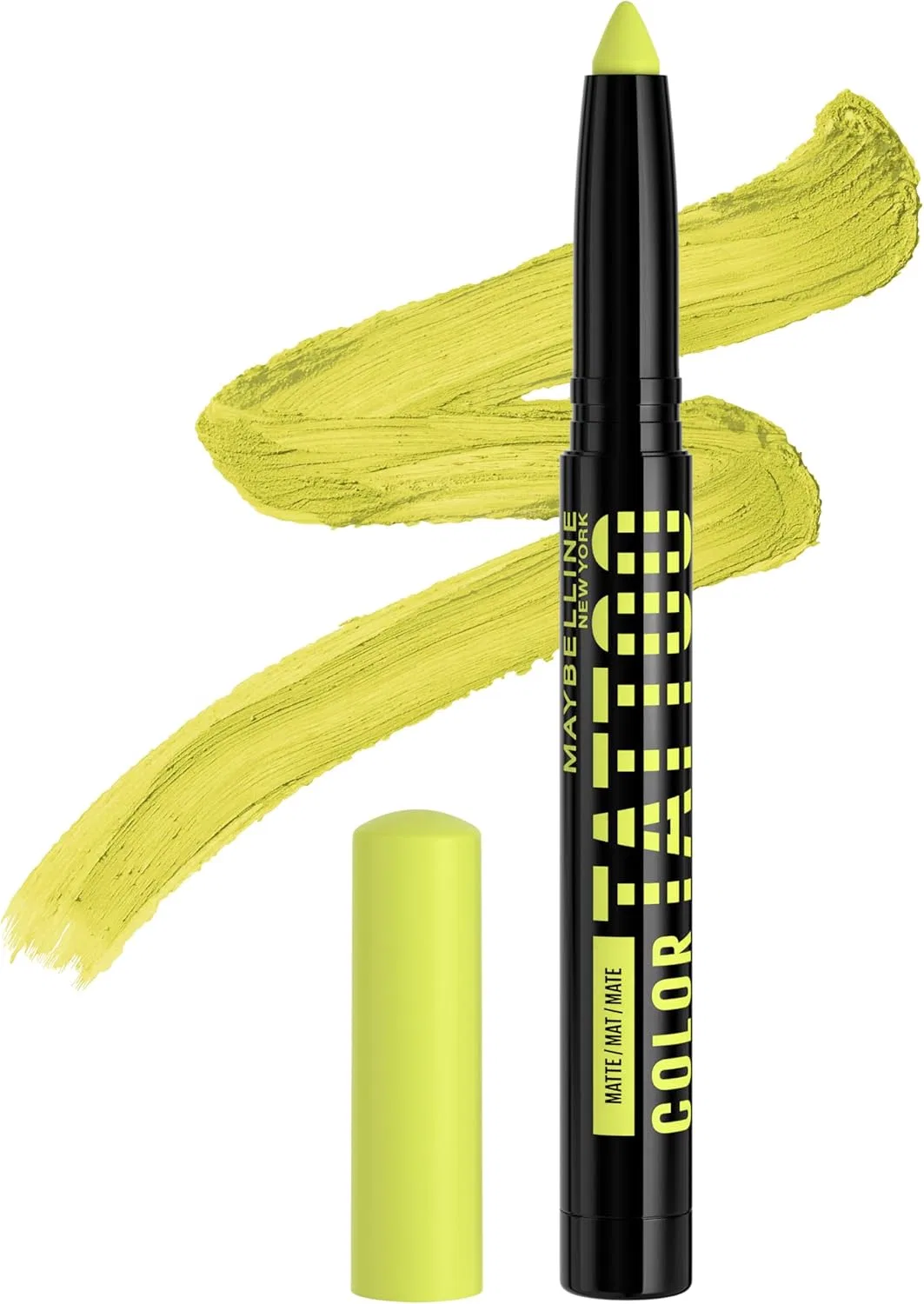 Тени для век Maybelline Color Tattoo Longwear, оттенок Lime Green Matte, 1 шт