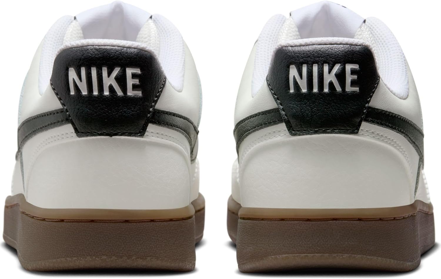 Кроссовки Nike Men Court Vision Lo, белый/черный/коричневый — фото 2