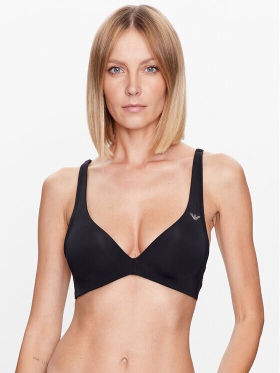 

Бюстгальтер без косточек Emporio Armani Underwear, черный