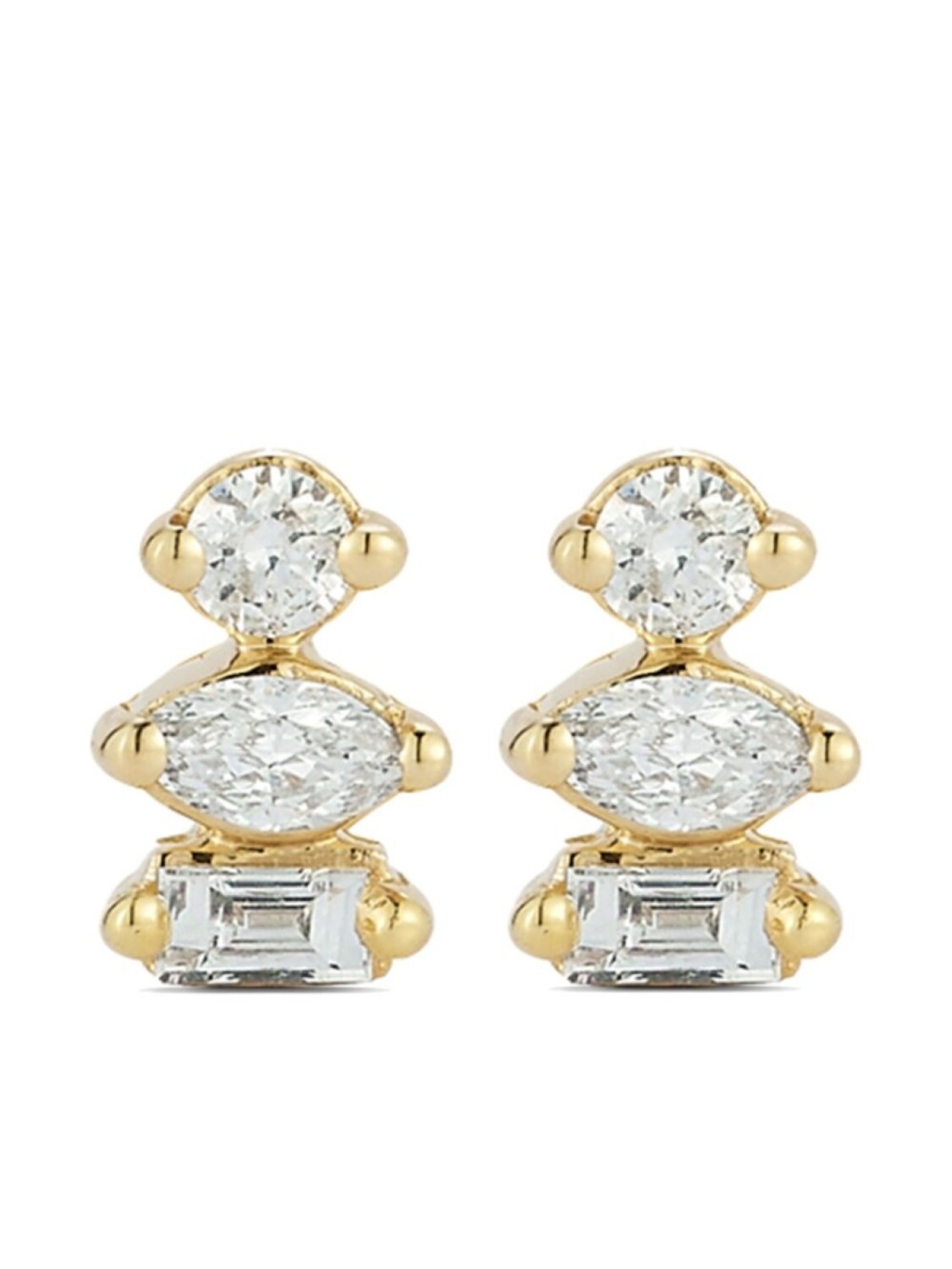 

Серьги Alexa Jordyn из желтого золота с бриллиантами Dana Rebecca Designs, золотой