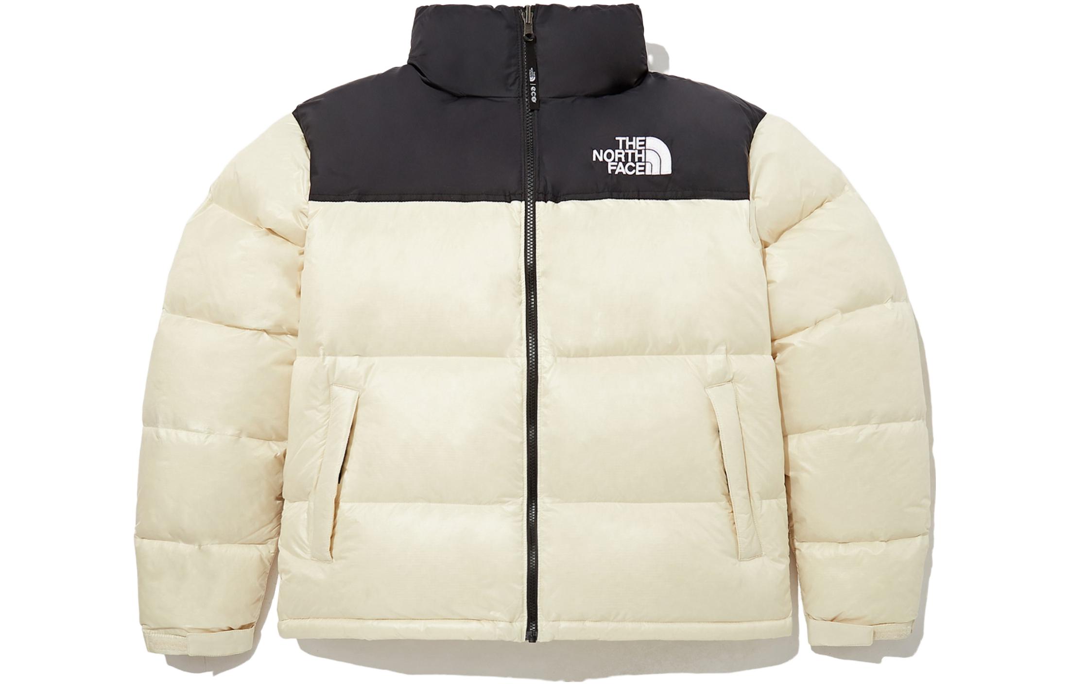 

THE NORTH FACE Мужской пуховик, кремового цвета, Бежевый, THE NORTH FACE Мужской пуховик, кремового цвета