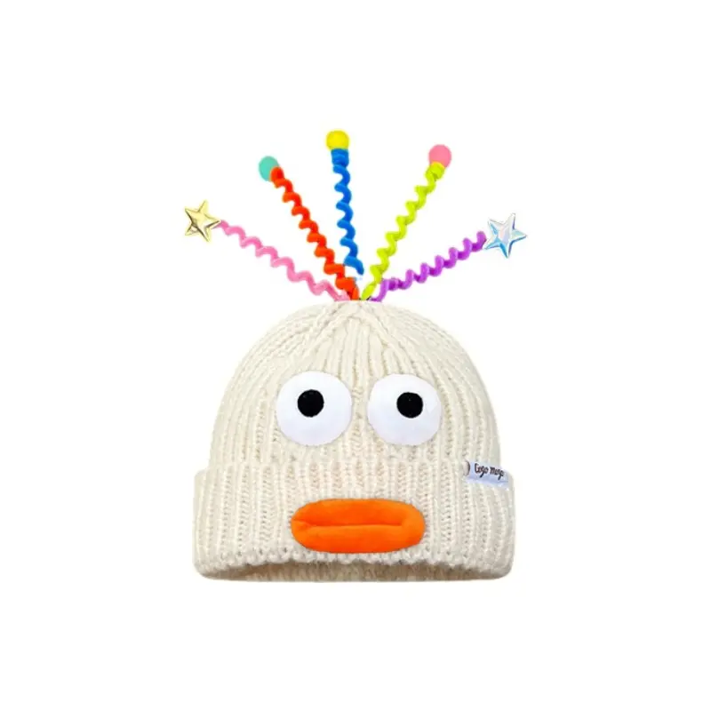 

FREE RABBITⅡ Пряжа пуловерная шапка Unisex, Beige