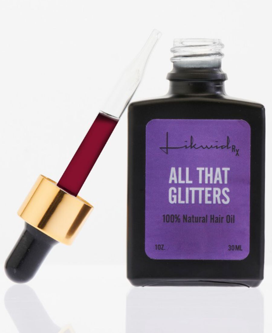 Натуральное масло для волос All That Glitters, 100% натуральное, 28 г Likwid RX, фиолетовый — фото 2