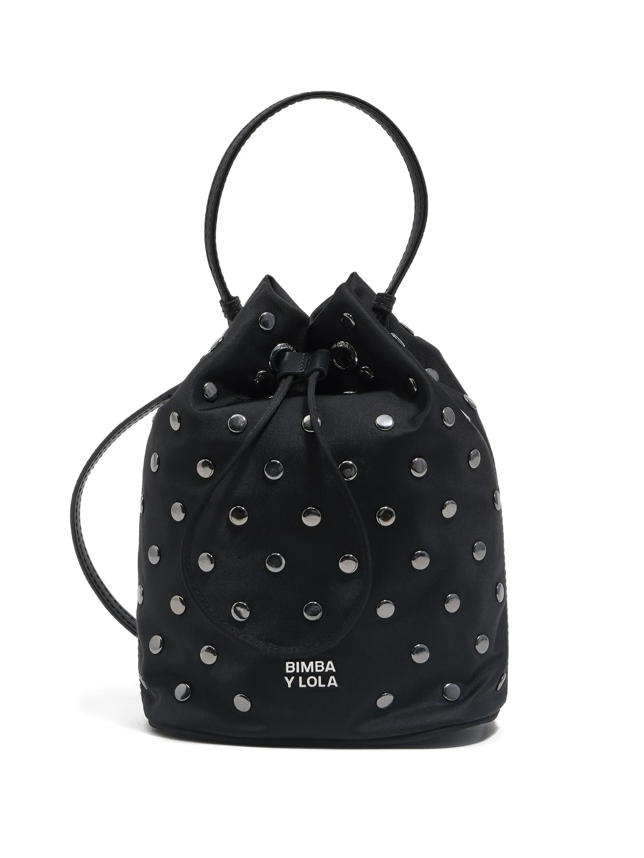 

Мини-сумка с кулиской и заклепками Bimba Y Lola, черный