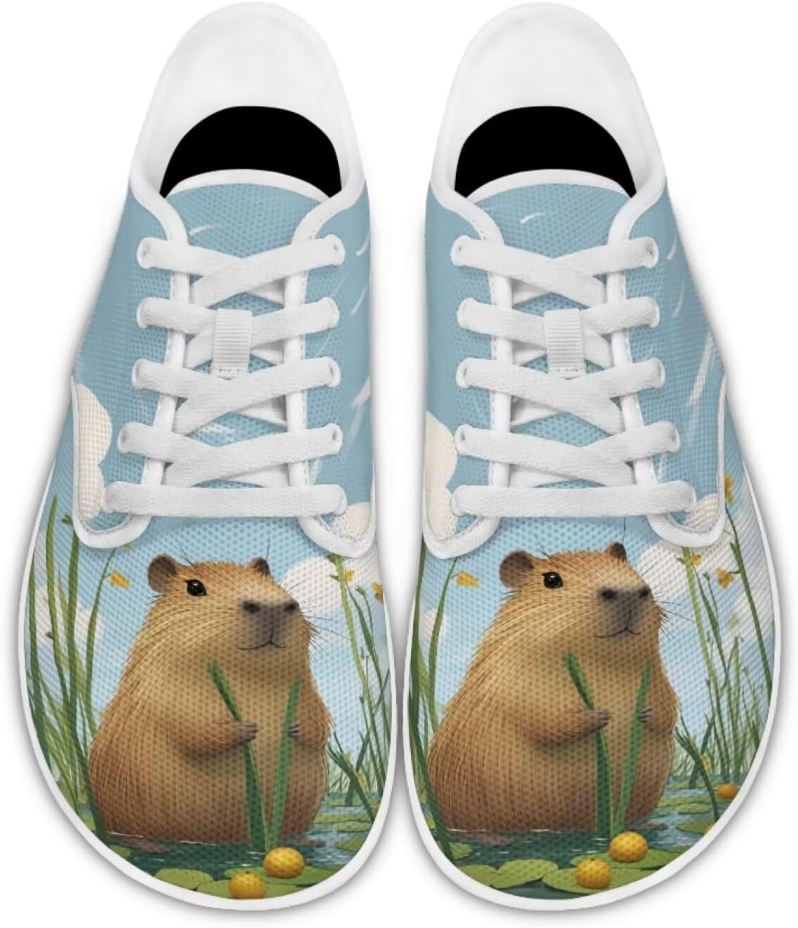 

Женские кроссовки Capybara для бега, модные туфли, прогулочные кеды, кроссовки для вождения, деловые лоферы Ecaestolph, синий