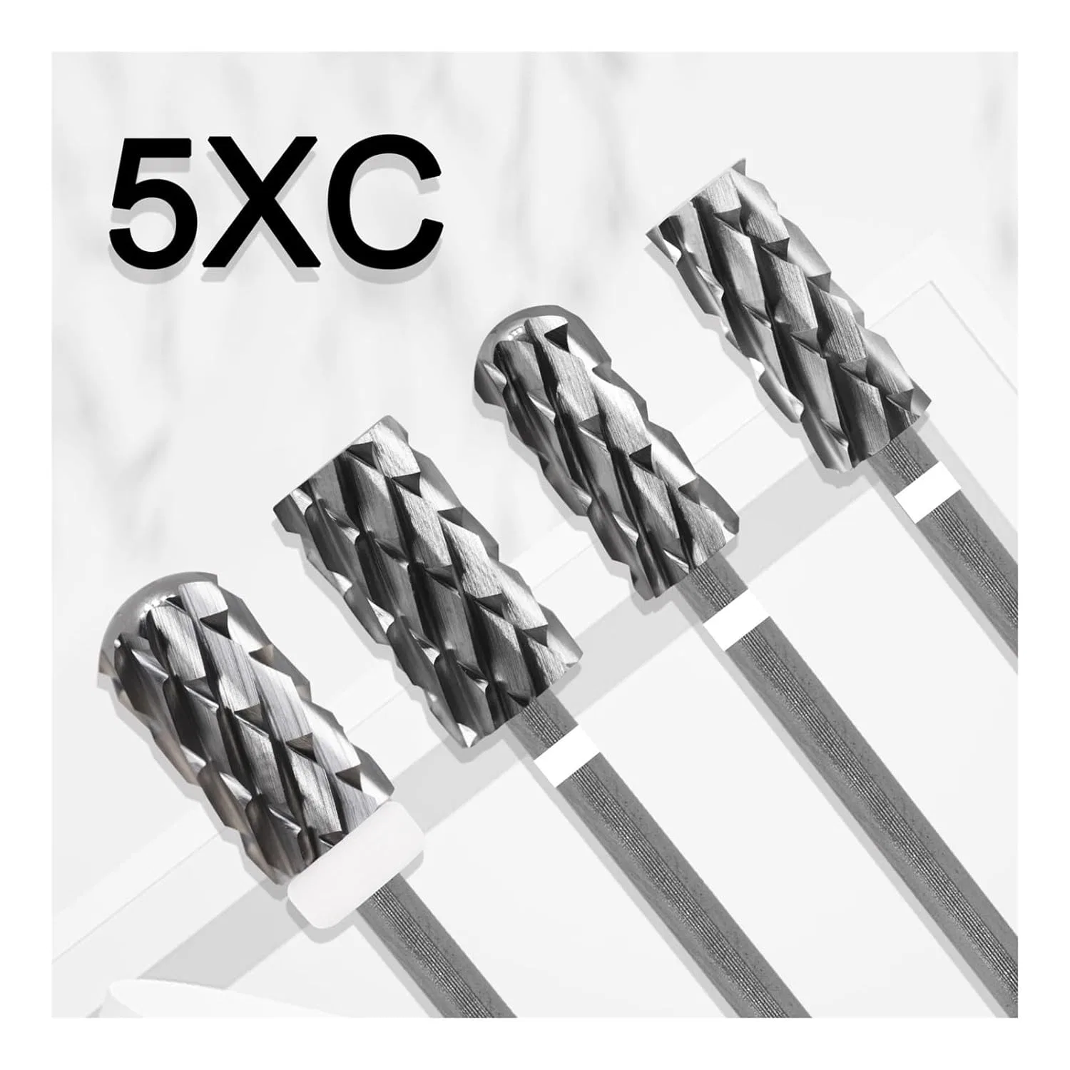 Фреза для маникюра из карбида вольфрама Dhrconpa, 5.3Mm Small Round — фото 4