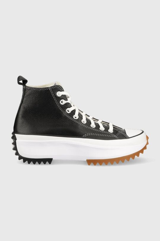 

Кожаные кроссовки Run Star Hike на платформе Converse, черный