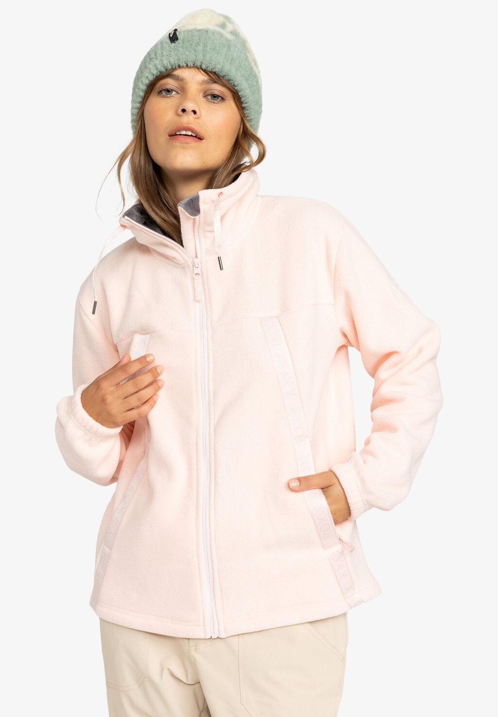 

Флисовая куртка FLEETING Roxy, розовый