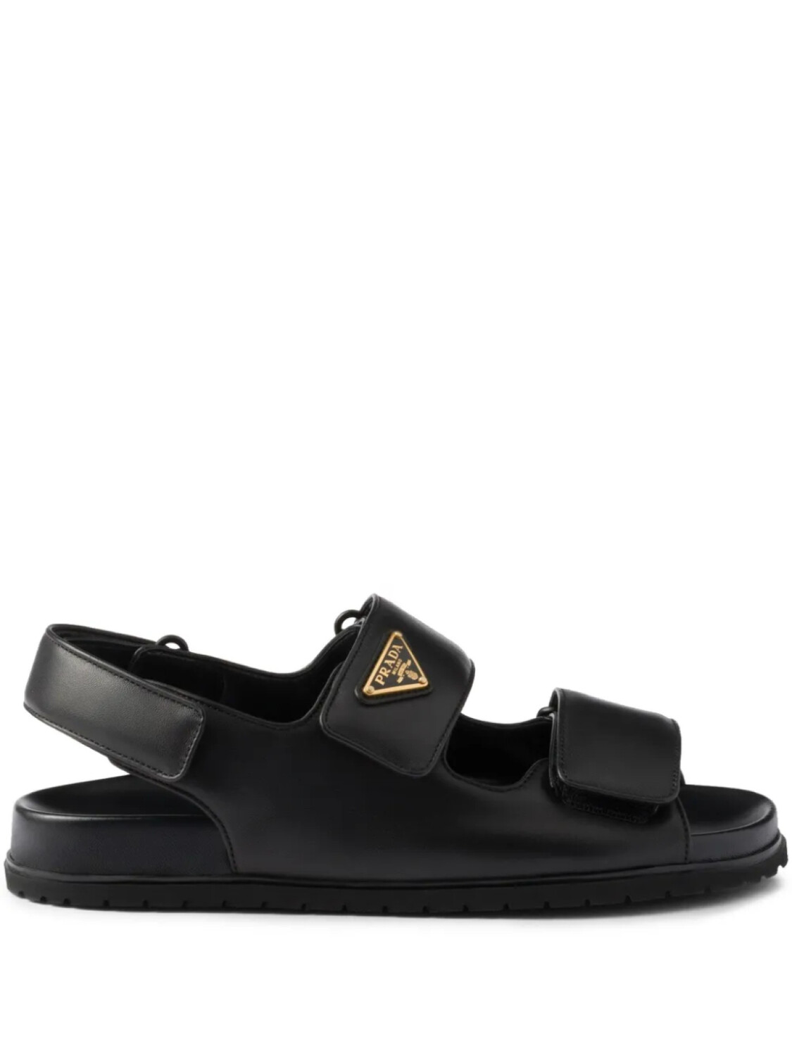 Сандалии из кожи Prada Nappa, черный