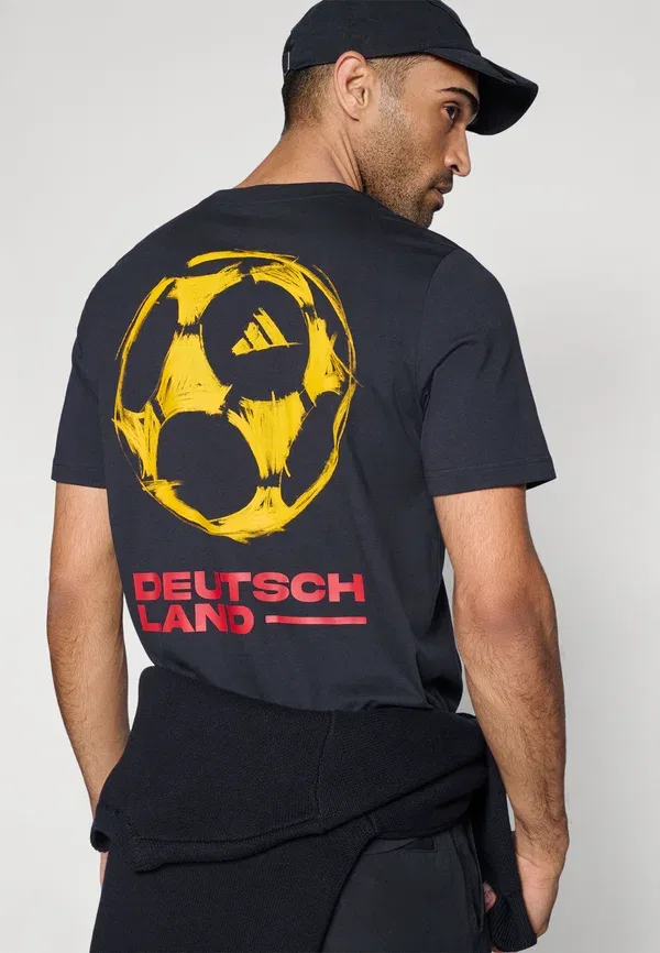 Футболка Adidas Performance Germany Telstar Graphic National Team Wear, черный — фото 4