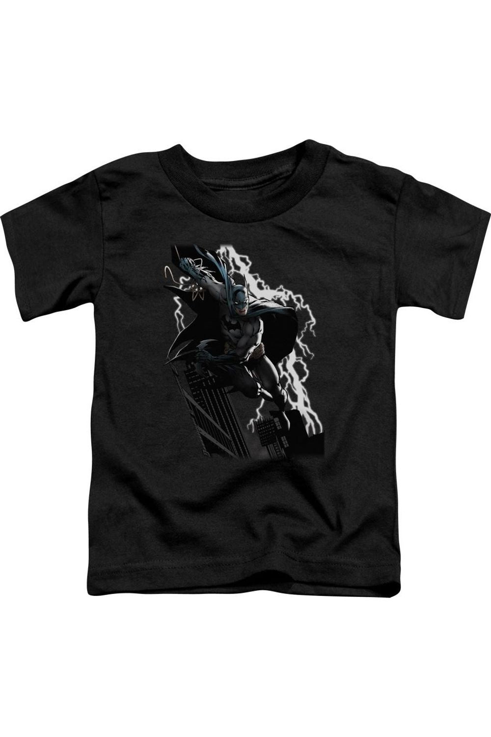 

Детская футболка с коротким рукавом "Лига справедливости Америки: Молнии разбиваются" Gildan, черный