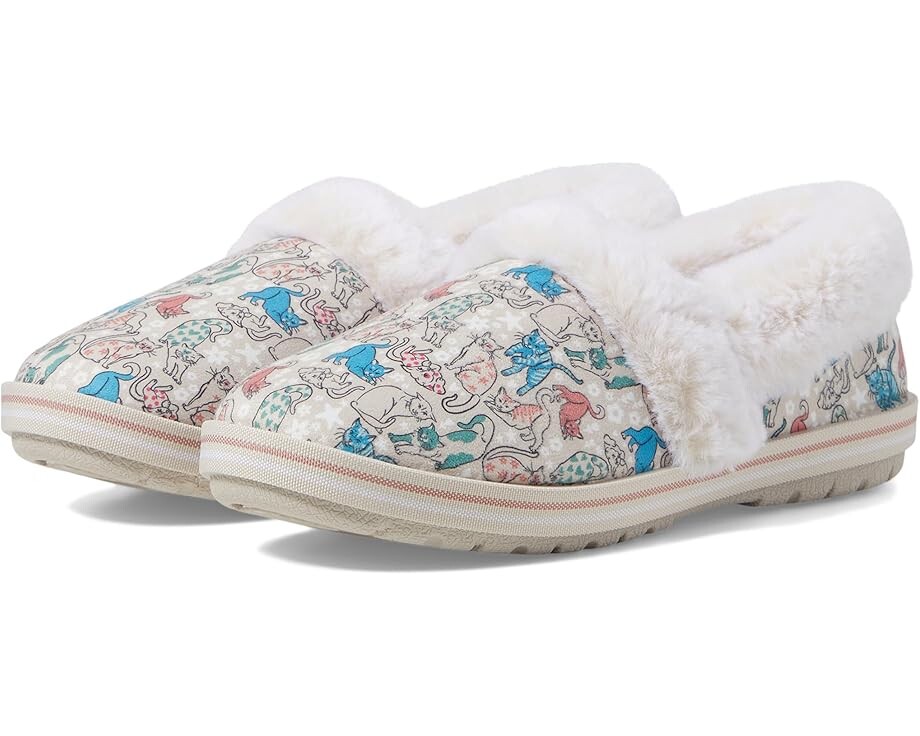 

Тапочки SKECHERS Bobs Too Cozy - Stress Fur-Ee, белый