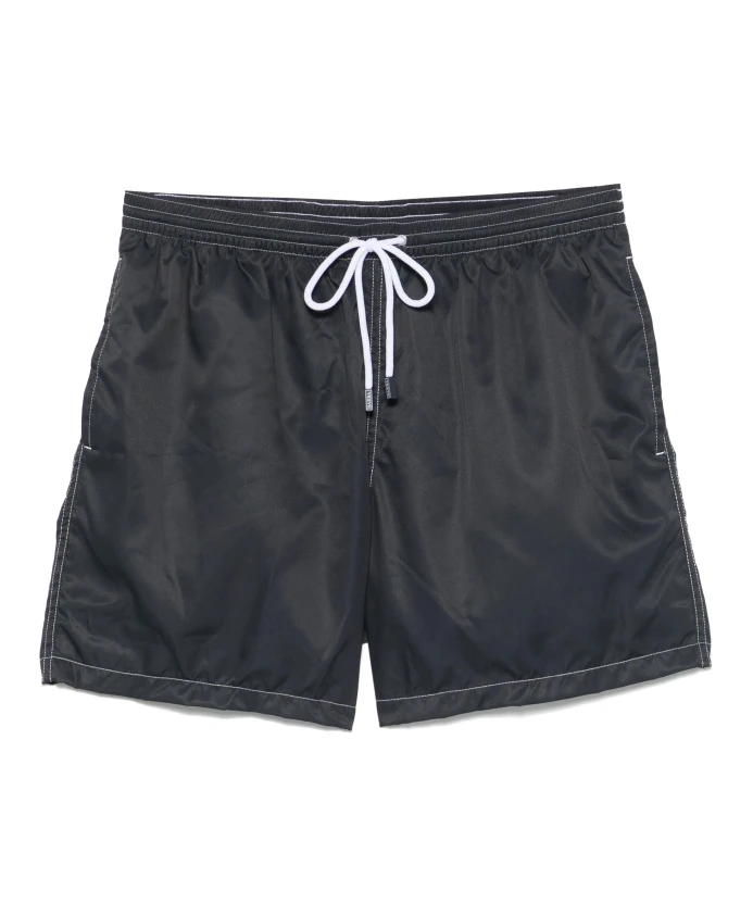 

Плавки из полиэстера с боковыми карманами Barba, черный