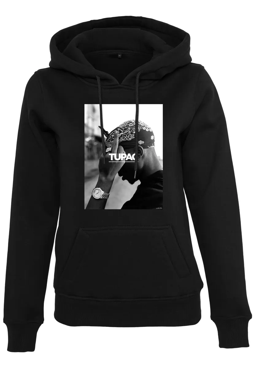 

Свитер MisterTee с круглым вырезом "MisterTee Women's Ladies 2Pac F*ck the World Hoody", черный