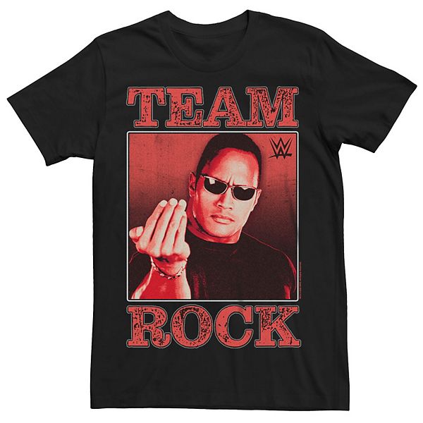 

Футболка Big & Tall WWE The Team Rock с квадратным принтом Licensed Character