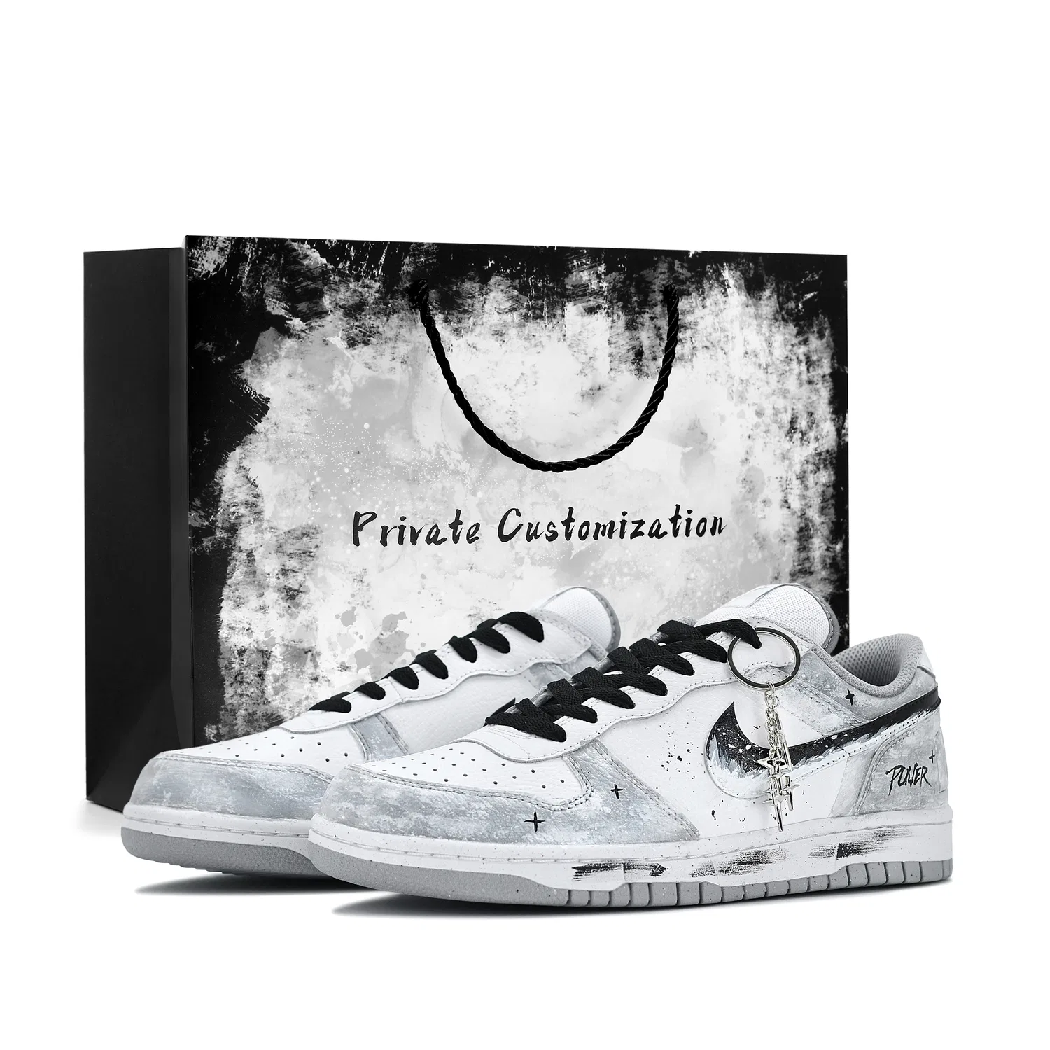 Кроссовки кожаные Nike Big Star Light Gray