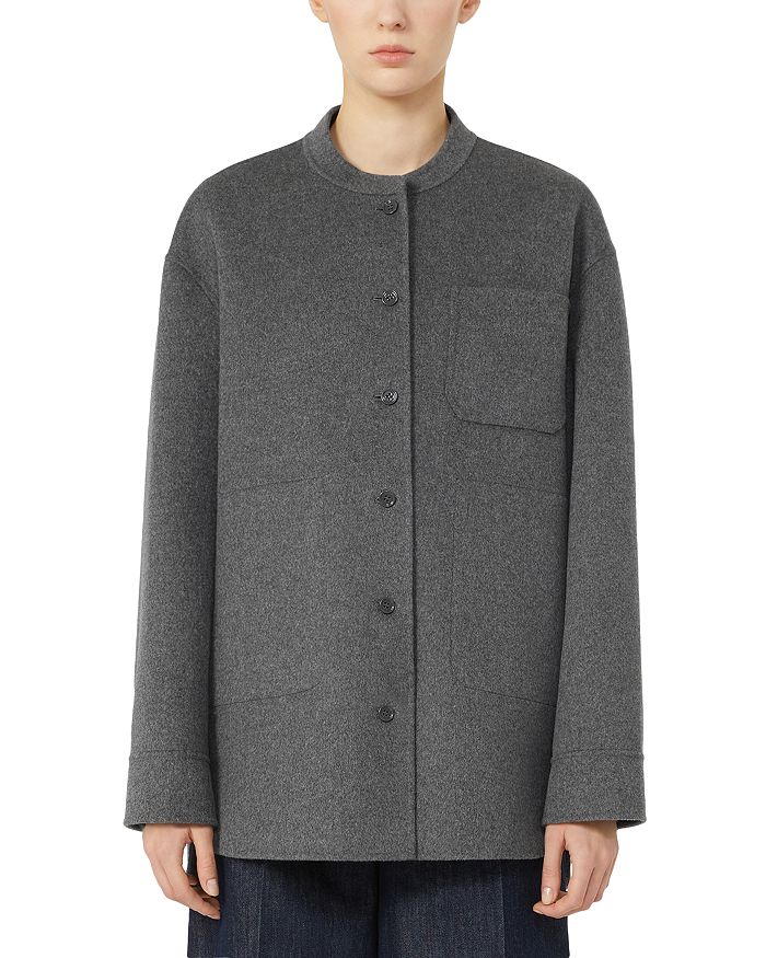 

Шерстяной жакет Max Mara, серый
