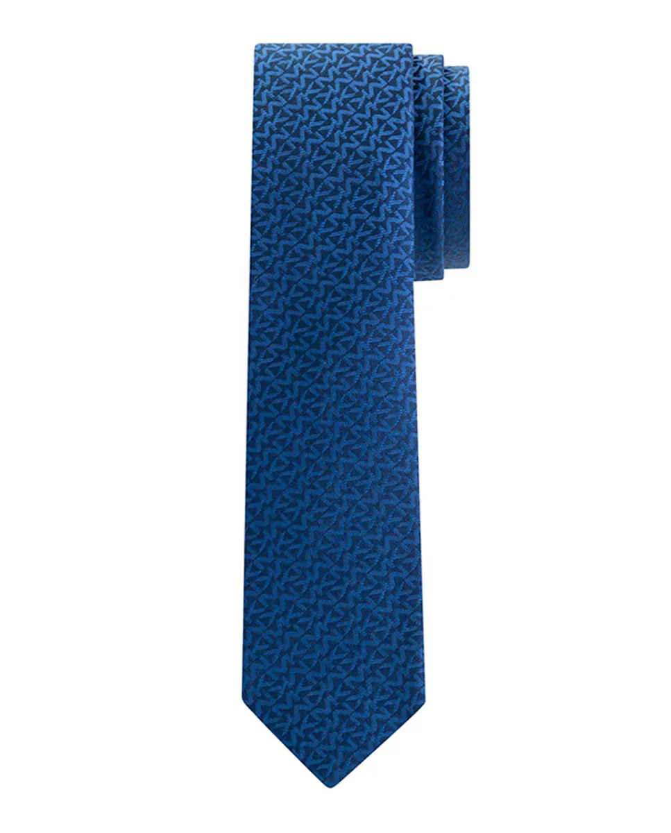 

Синий шелковый галстук с соответствующим логотипом для мужчин Michael Kors