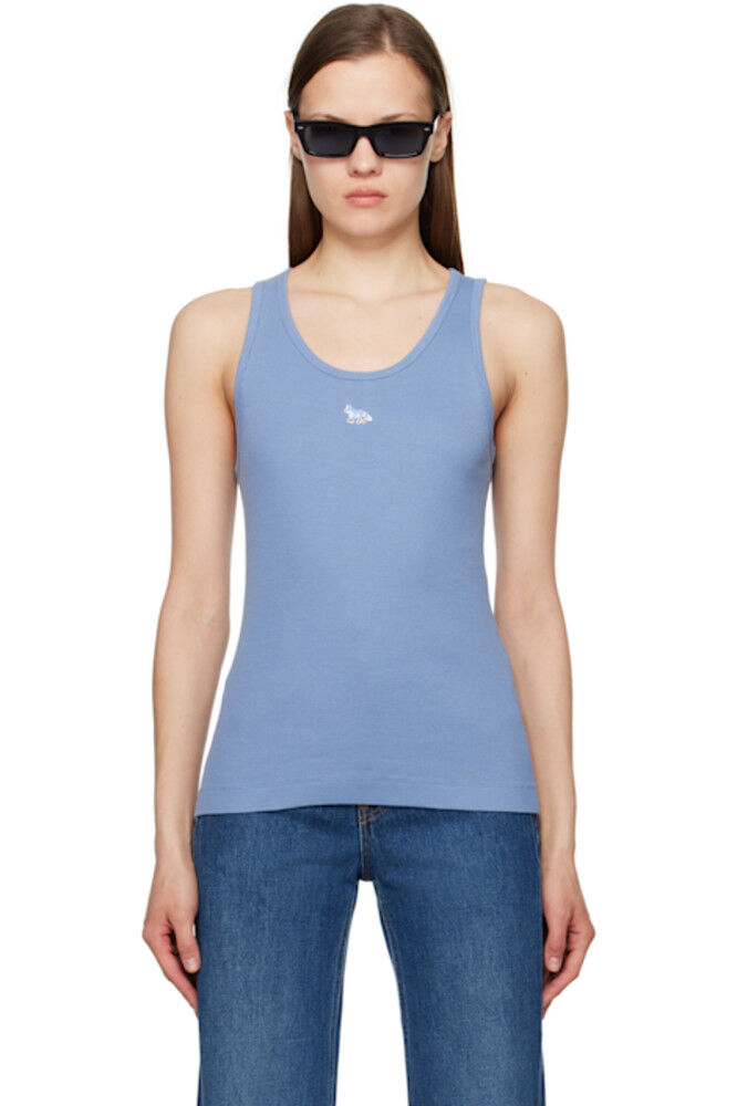 

Майка Blue Baby Fox Maison Kitsuné