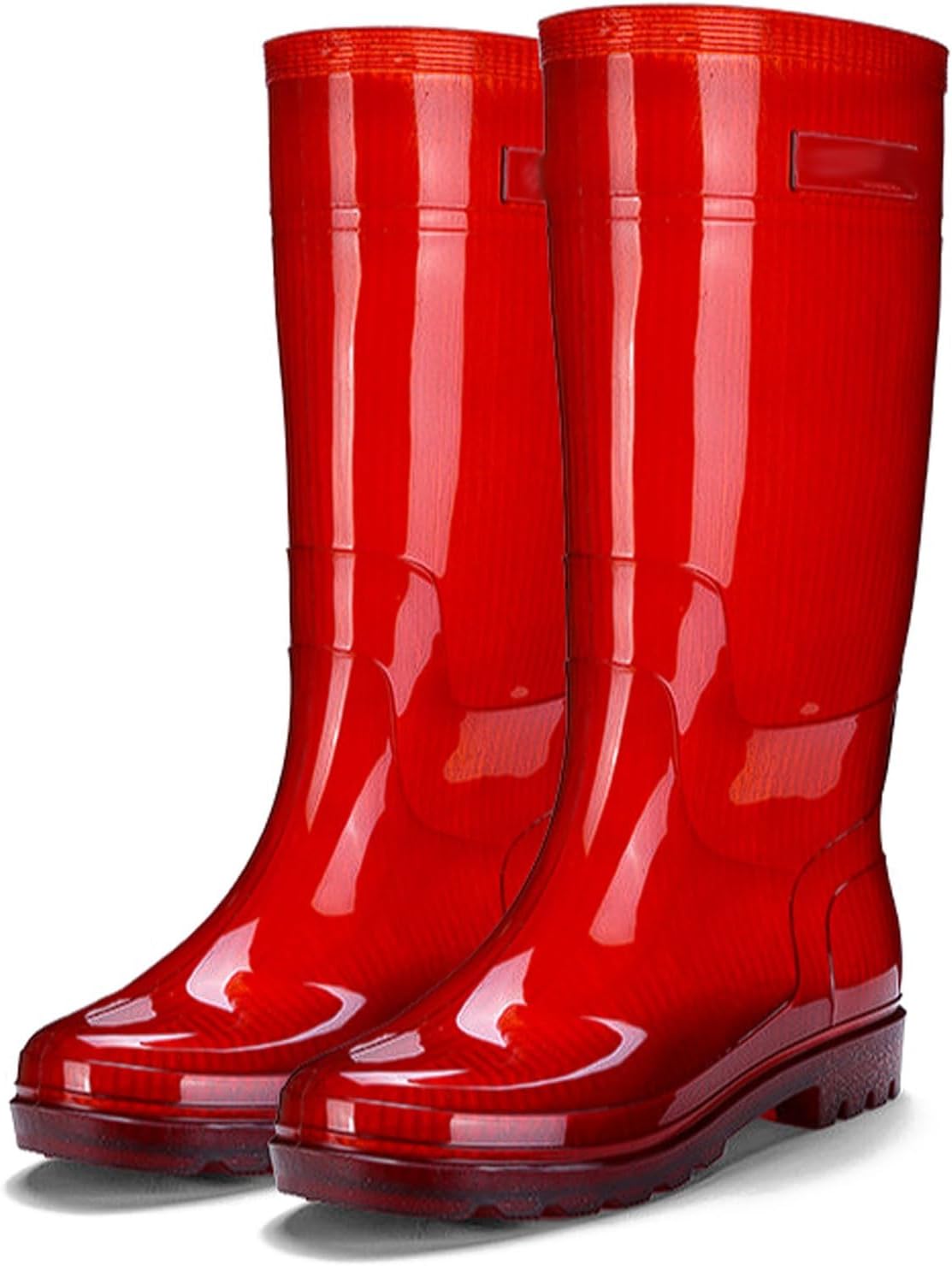 

Бутылочные ботинки CLINGRE, высокие водонепроницаемые дождевые ботинки, быстро сохнущие противоскользящие ботинки с утолщенной подошвой для улицы, садоводства и тяжелой работы с водой Clingre Boutique Shop, красный