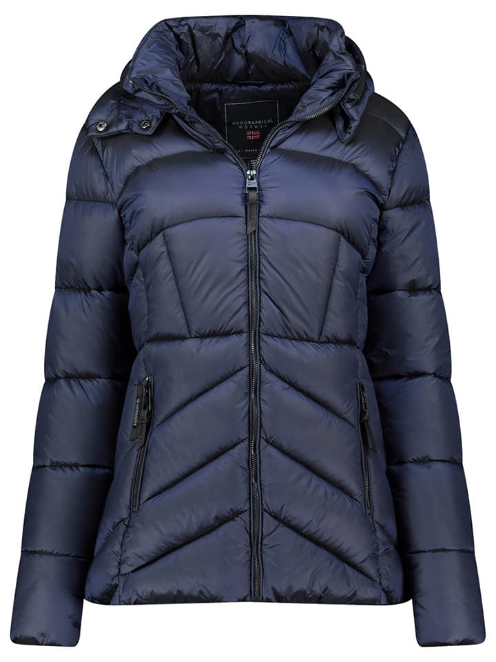 

Geographical Norway Стеганая куртка "Бланш" темно-синего цвета