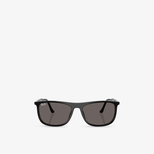 

Rb2216 прямоугольные солнцезащитные очки с ацетатной оправой Ray-Ban, черный