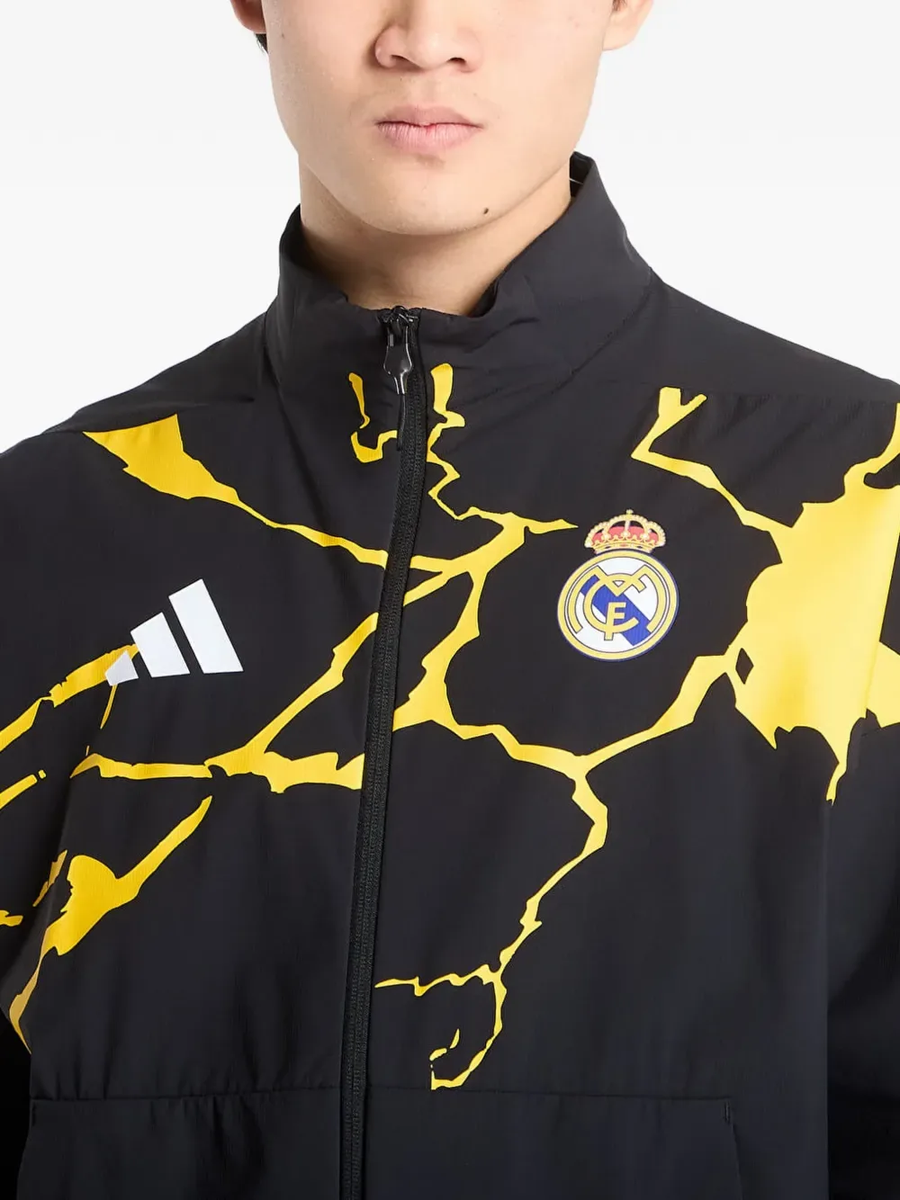 Куртка X Real Madrid x Marvel Avengers Z.N.E. Anthem Adidas, черный — фото 4