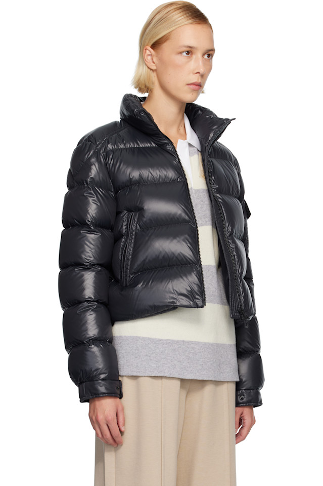 Короткая пуховая куртка Петра Moncler, черный — фото 2